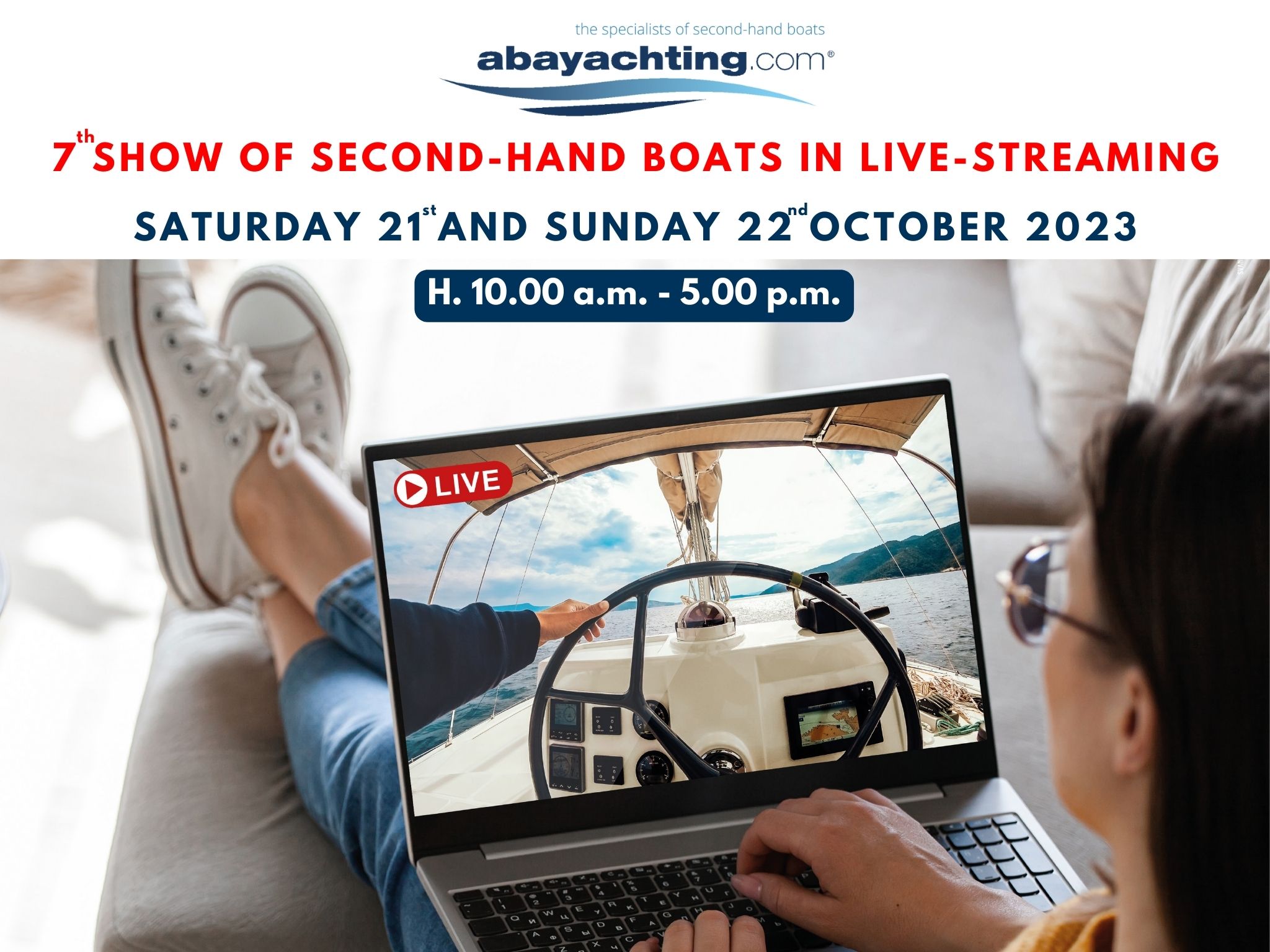 7th Used Boat Show in Video-Direct | 21-22 October 2023: A new way to sell your boat!