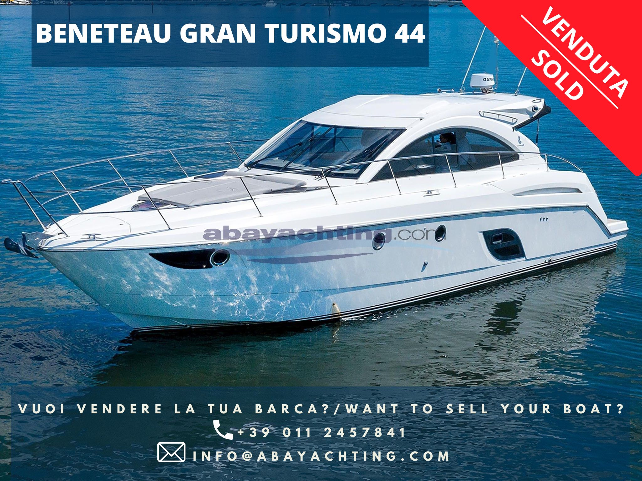 BENETEAU GRAN TURISMO 44 VENDUTO!