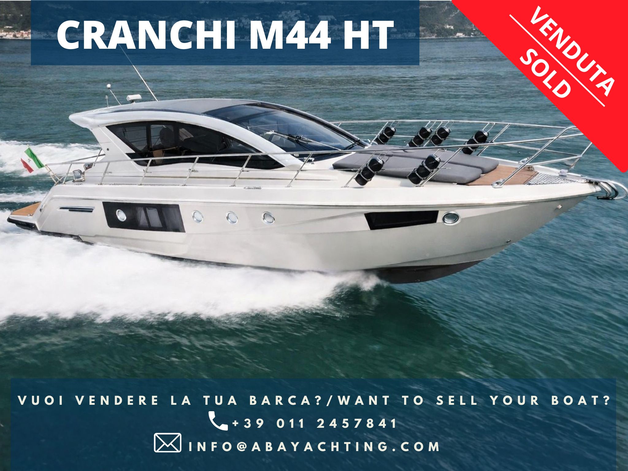CRANCHI M44 HT VENDUTO