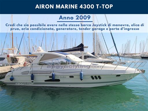 Nuovo Arrivo Airon Marine 4300 T-Top
