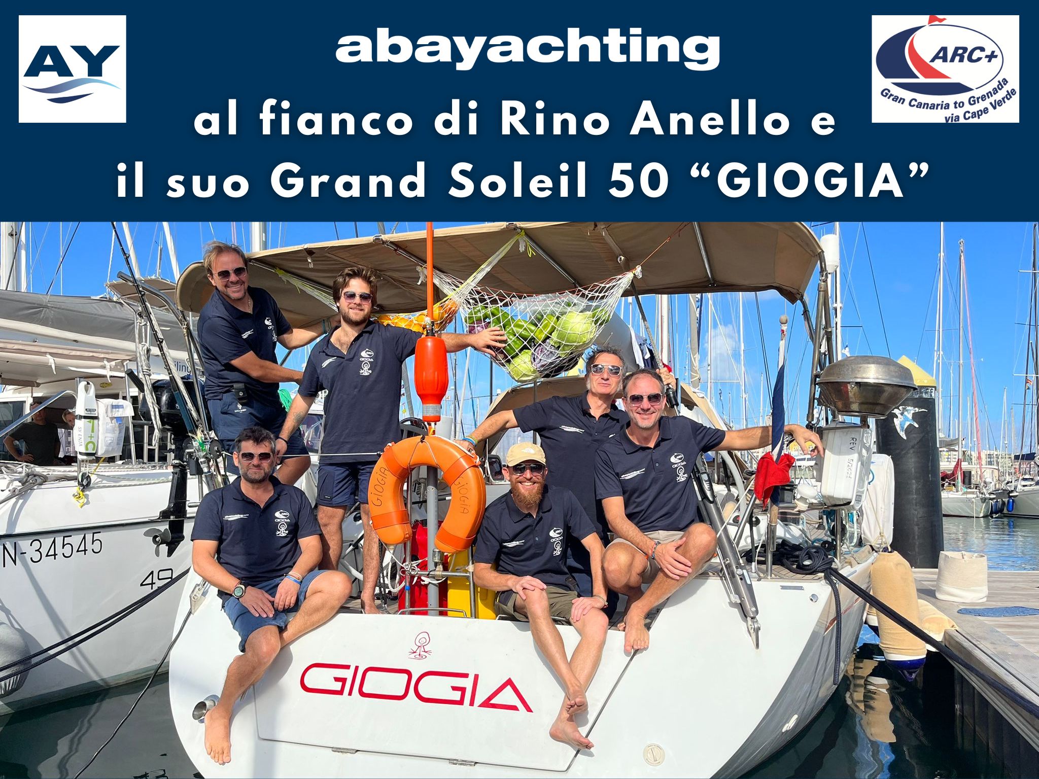 Abayachting al fianco di Rino Anello e il suo Grand Soleil 50 "Giogia" | Arc+ 2023