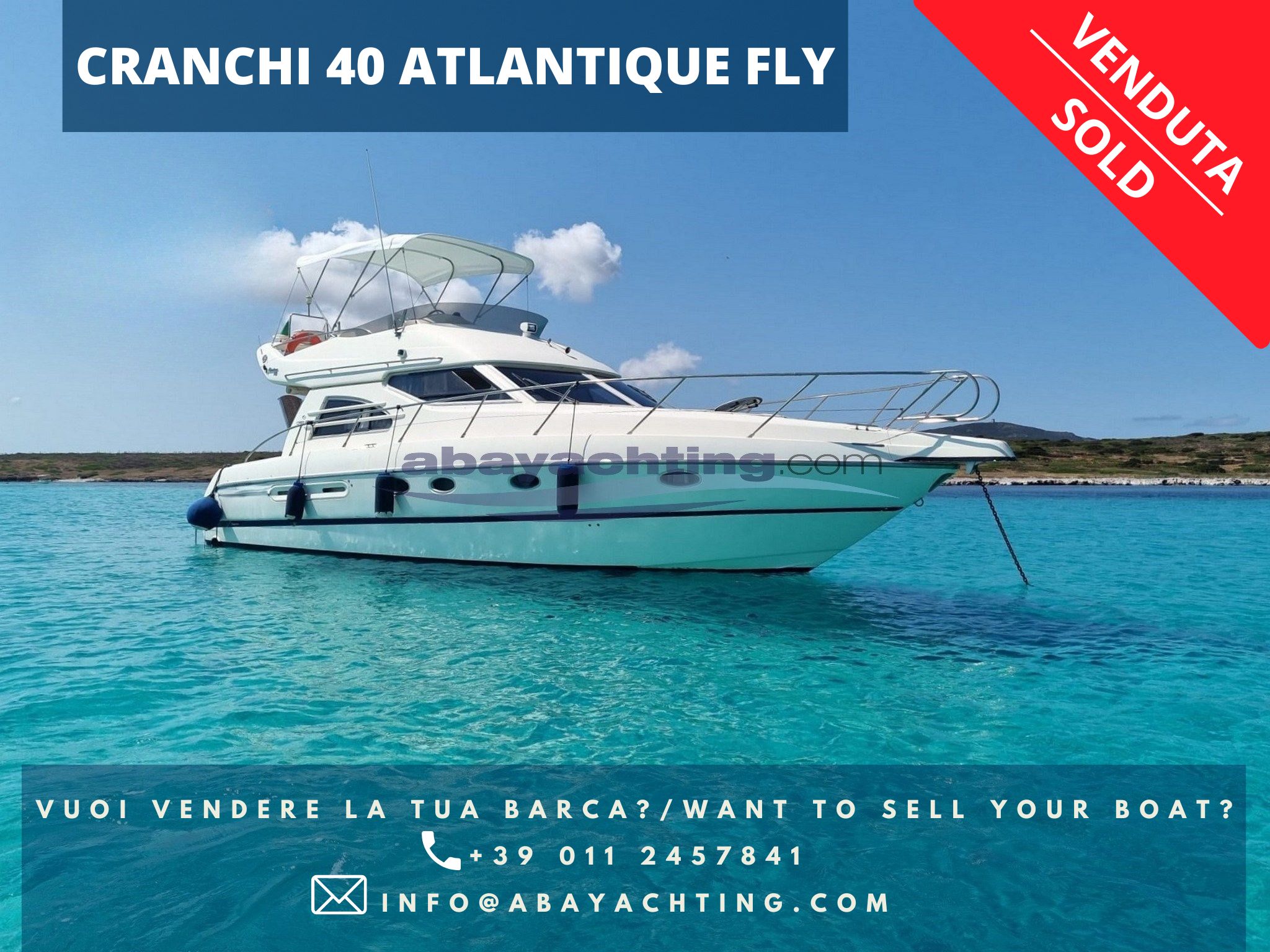 CRANCHI 40 ATLANTIQUE FLY SOLD