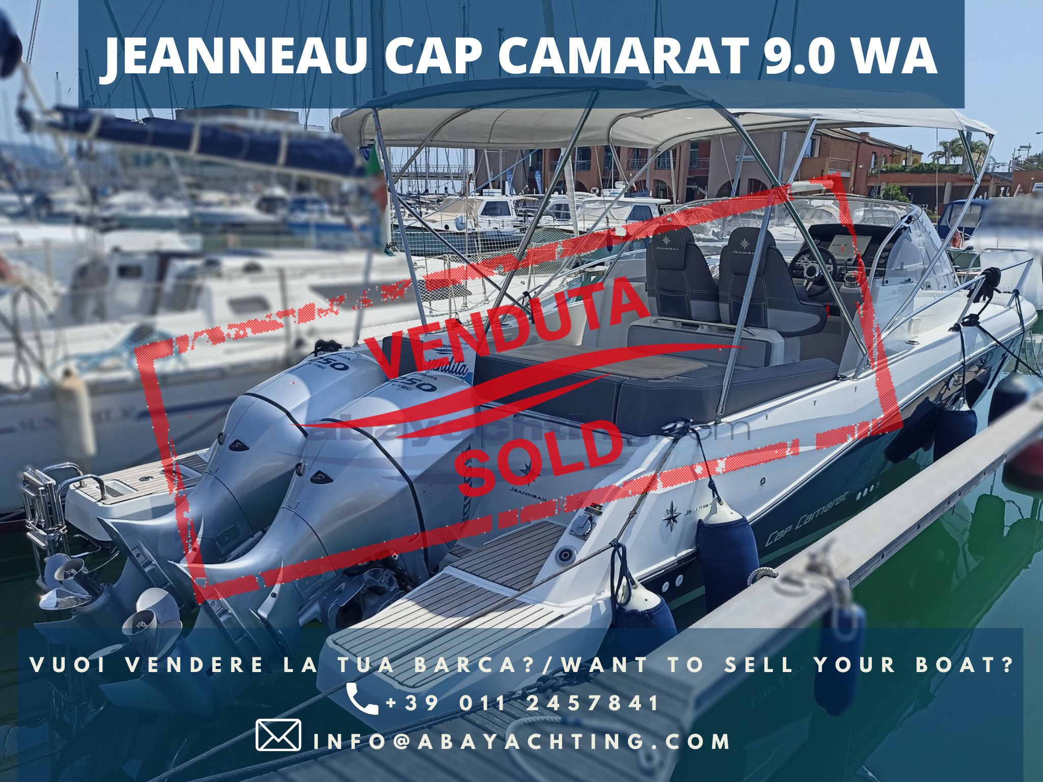 Jeanneau Cap Camarat 9.0 Wa venduto