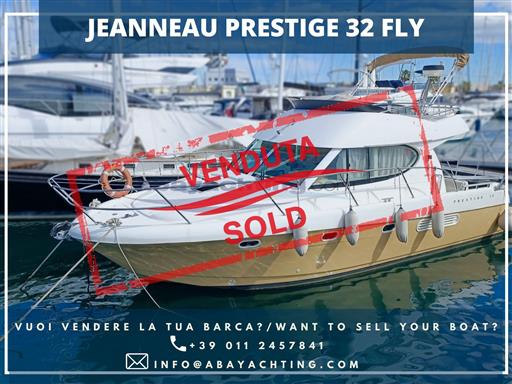 Jeanneau Prestige 32 Fly venduto