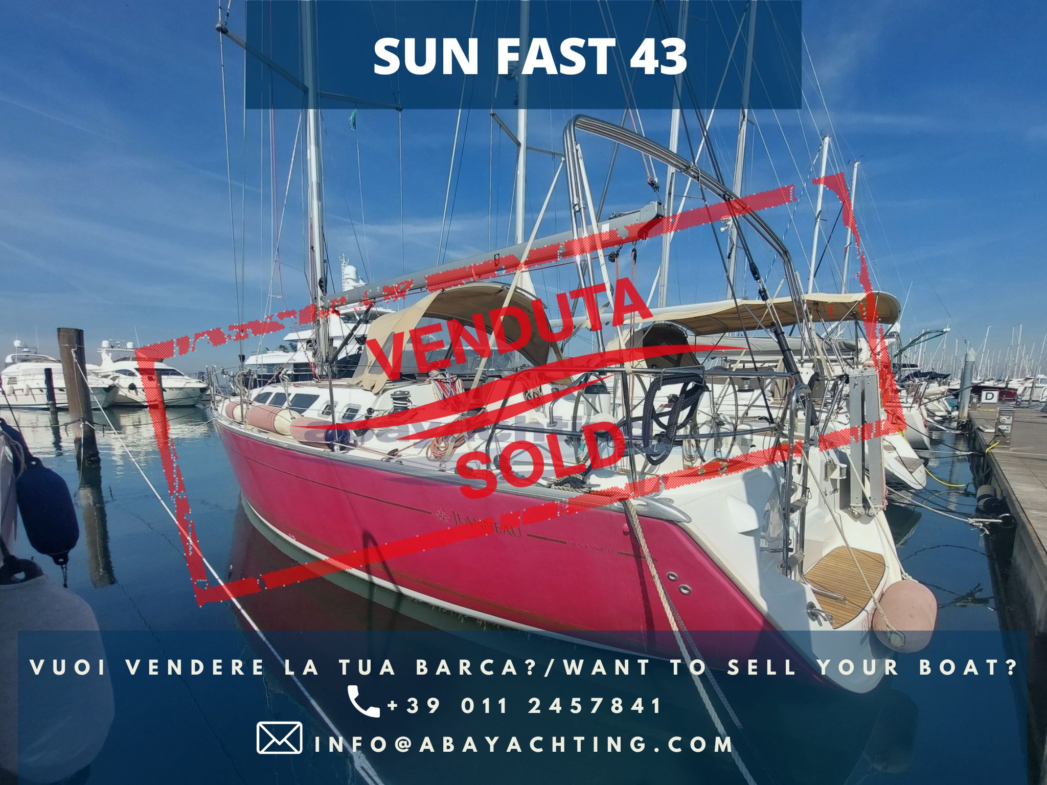 Jeanneau Sun Fast 43 venduto