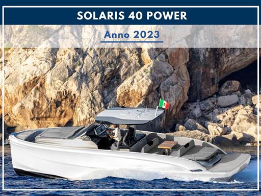 NUOVO ARRIVO: SOLARIS 40 POWER