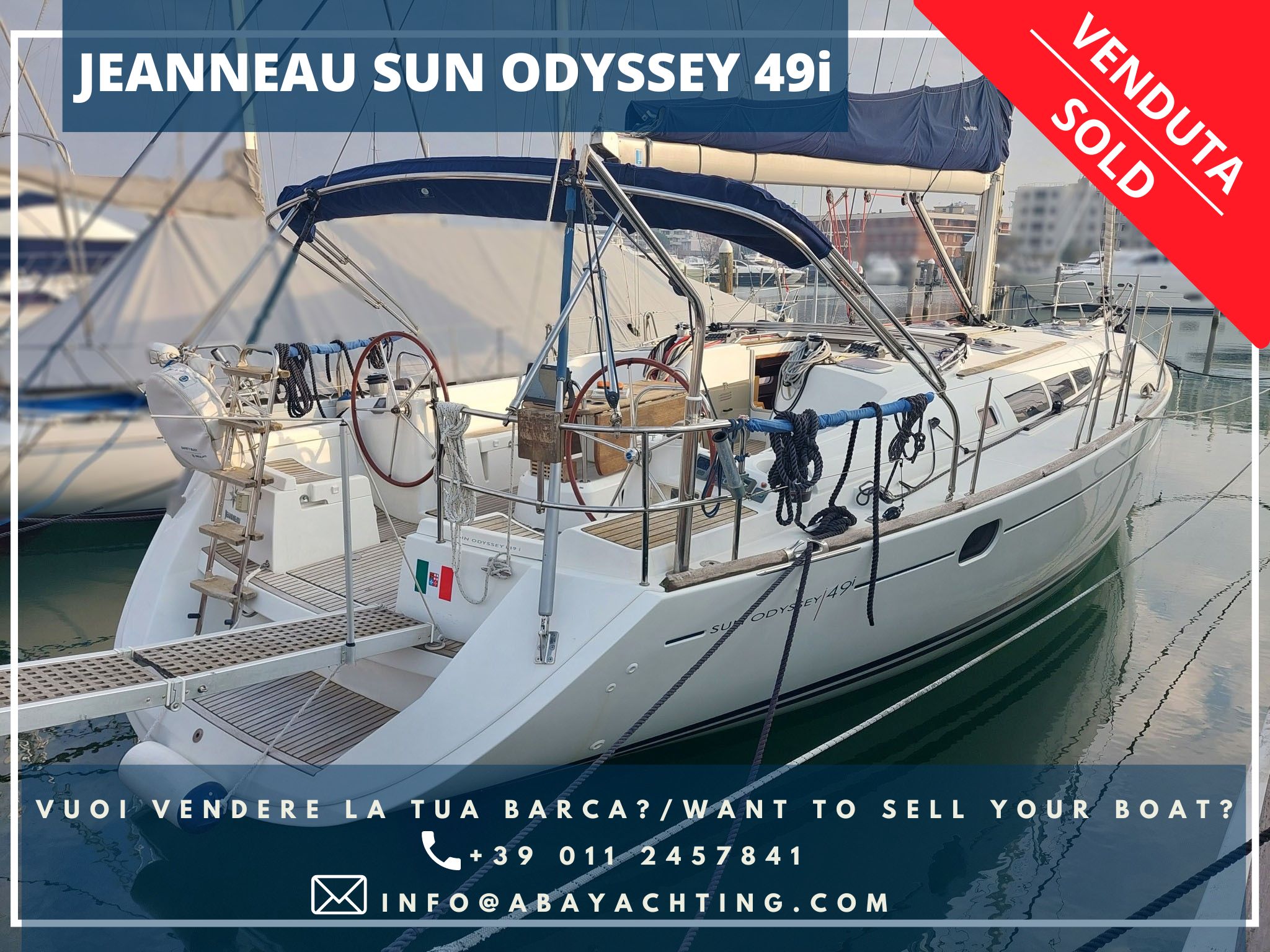Jeanneau Sun Odyssey 49i venduto