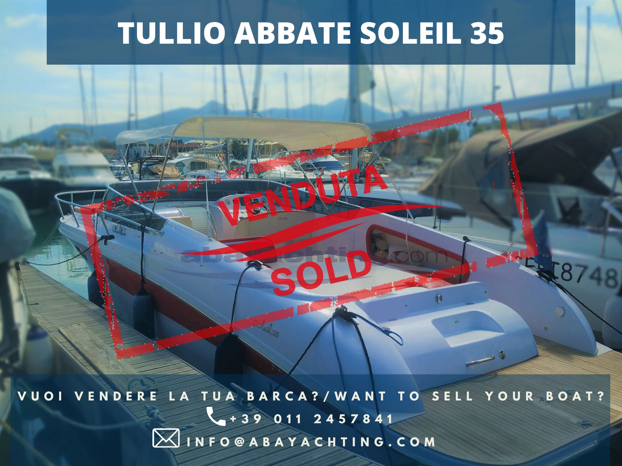 Tullio Abbate Soleil 35 venduto