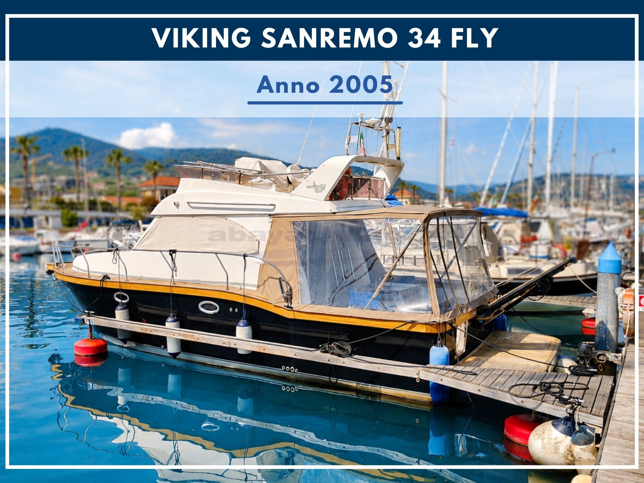 NUOVO ARRIVO: VIKING SANREMO 34 FLY